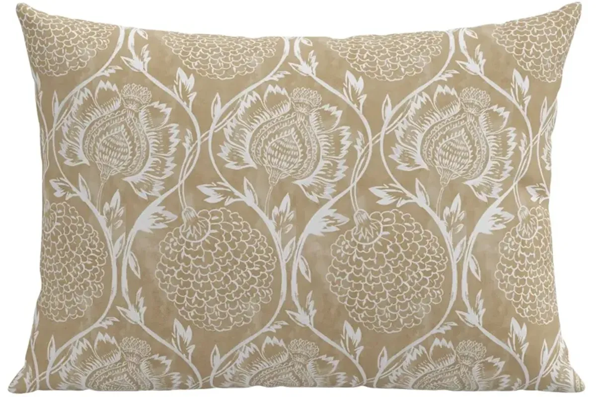 Ranjit Floral 22x15 Lumbar Pillow