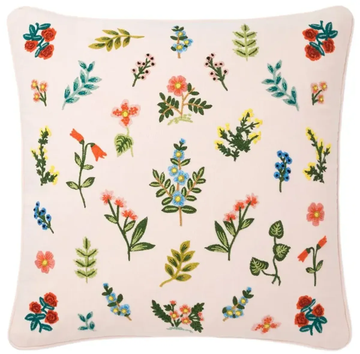 Garden Story Pillow, Blush Multi