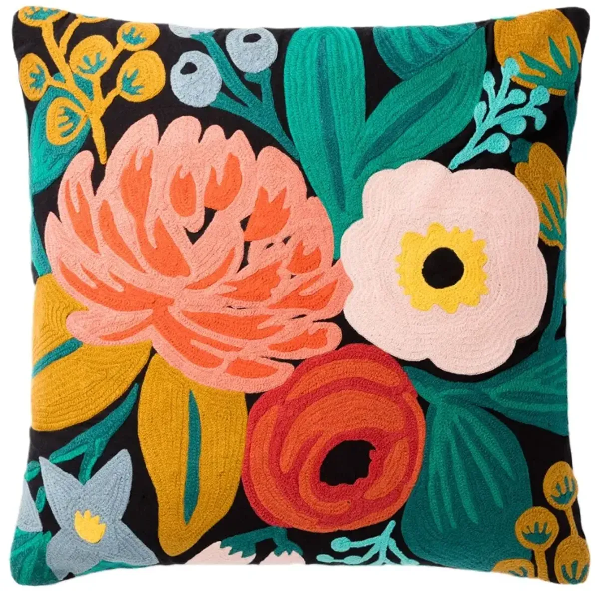 Urban Roots Pillow, Black/Multi