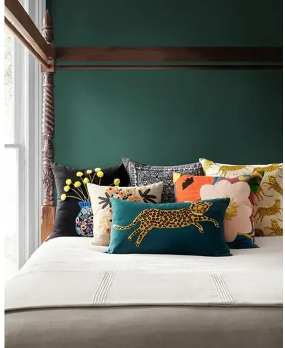 Pounce Pillow - Rifle Paper Co. x Loloi