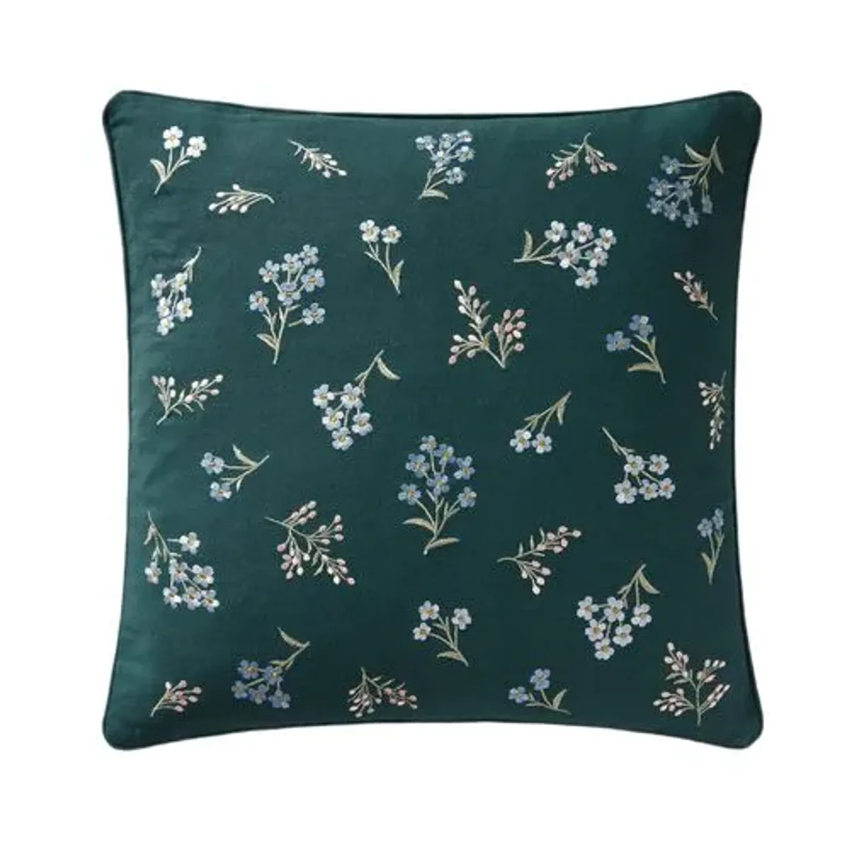 Heather Pillow - Teal - Rifle Paper Co. x Loloi