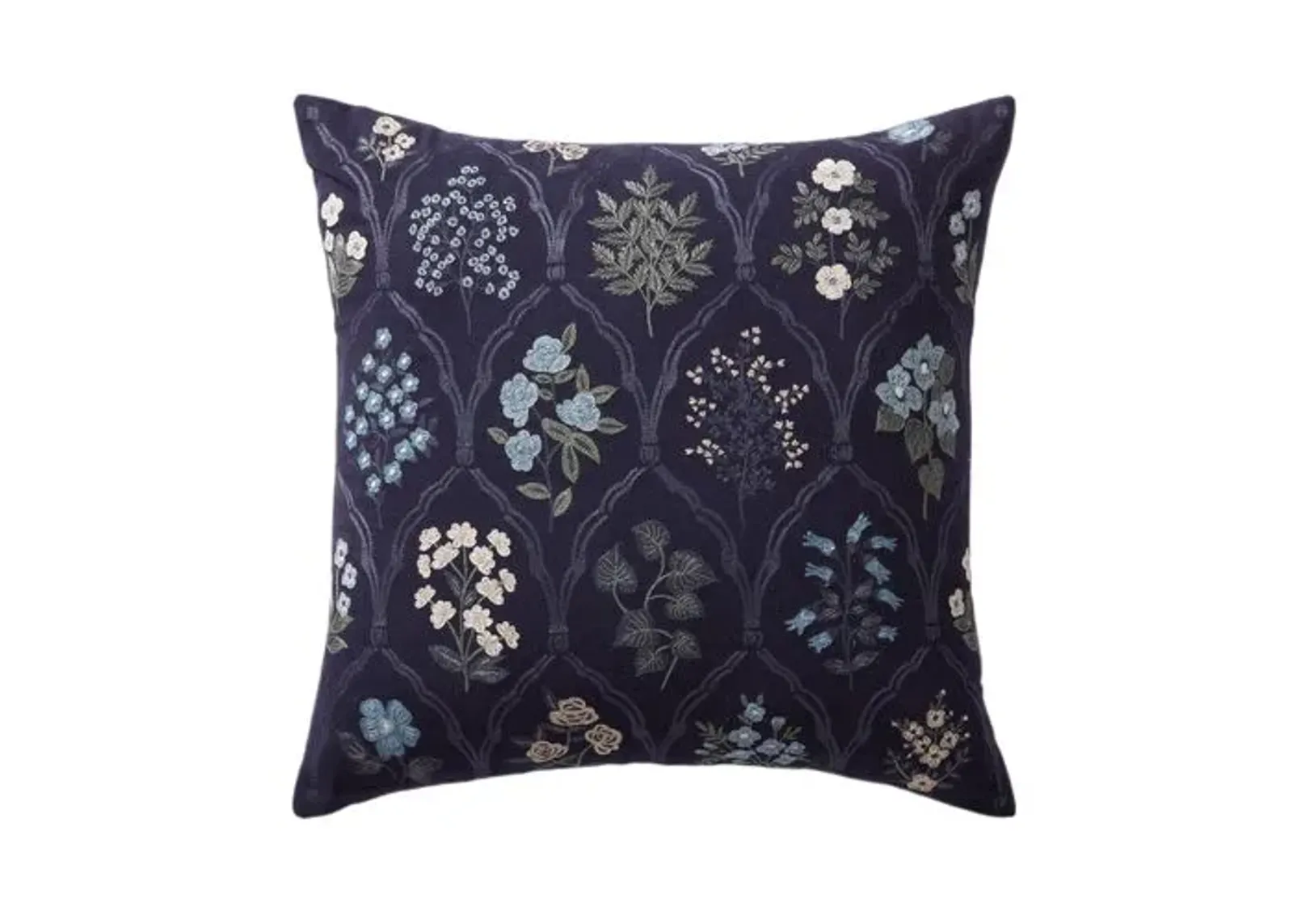 Trellis Floral Pillow - Rifle Paper Co. x Loloi