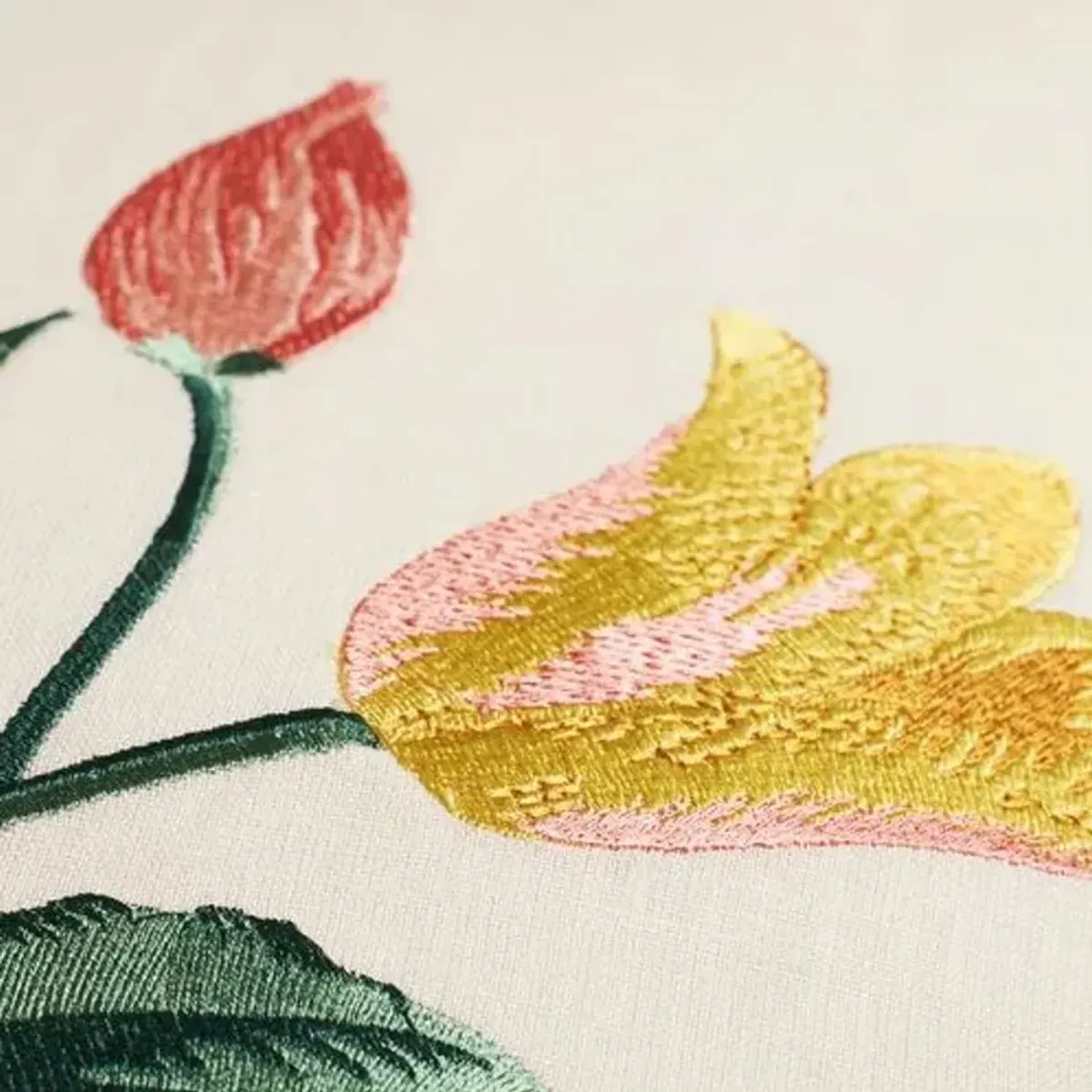 Tulips Pillow - Rifle Paper Co. x Loloi