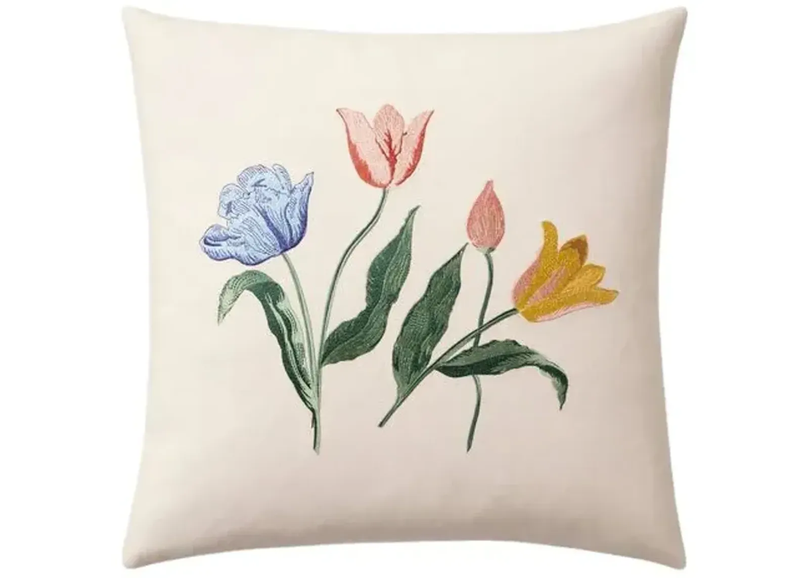 Tulips Pillow - Rifle Paper Co. x Loloi