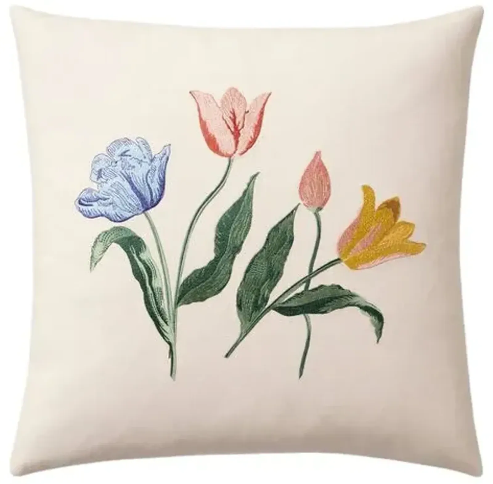 Tulips Pillow - Rifle Paper Co. x Loloi