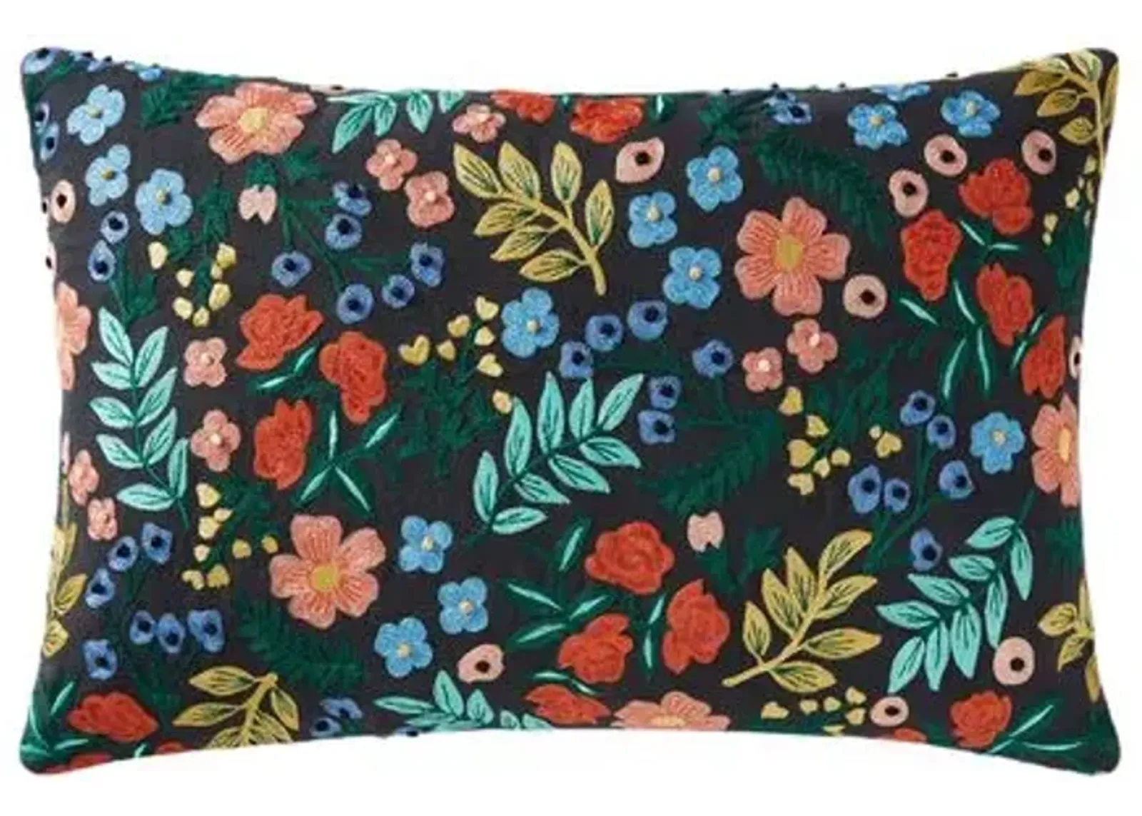 Wildwood Garden Lumbar Pillow - Rifle Paper Co. x Loloi