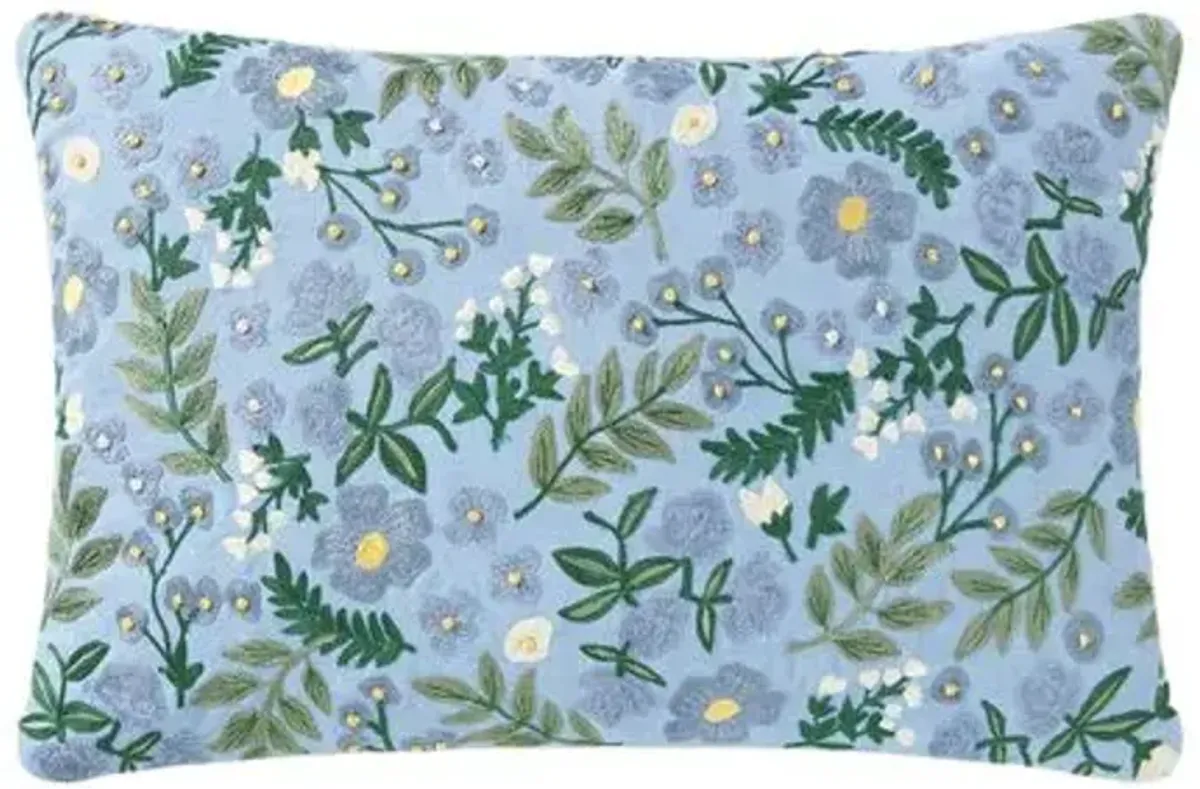 Wildwood Garden Lumbar Pillow - Rifle Paper Co. x Loloi