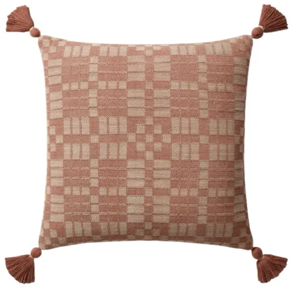 Ellery Tassel Pillow - Clay - Rifle Paper Co. x Loloi