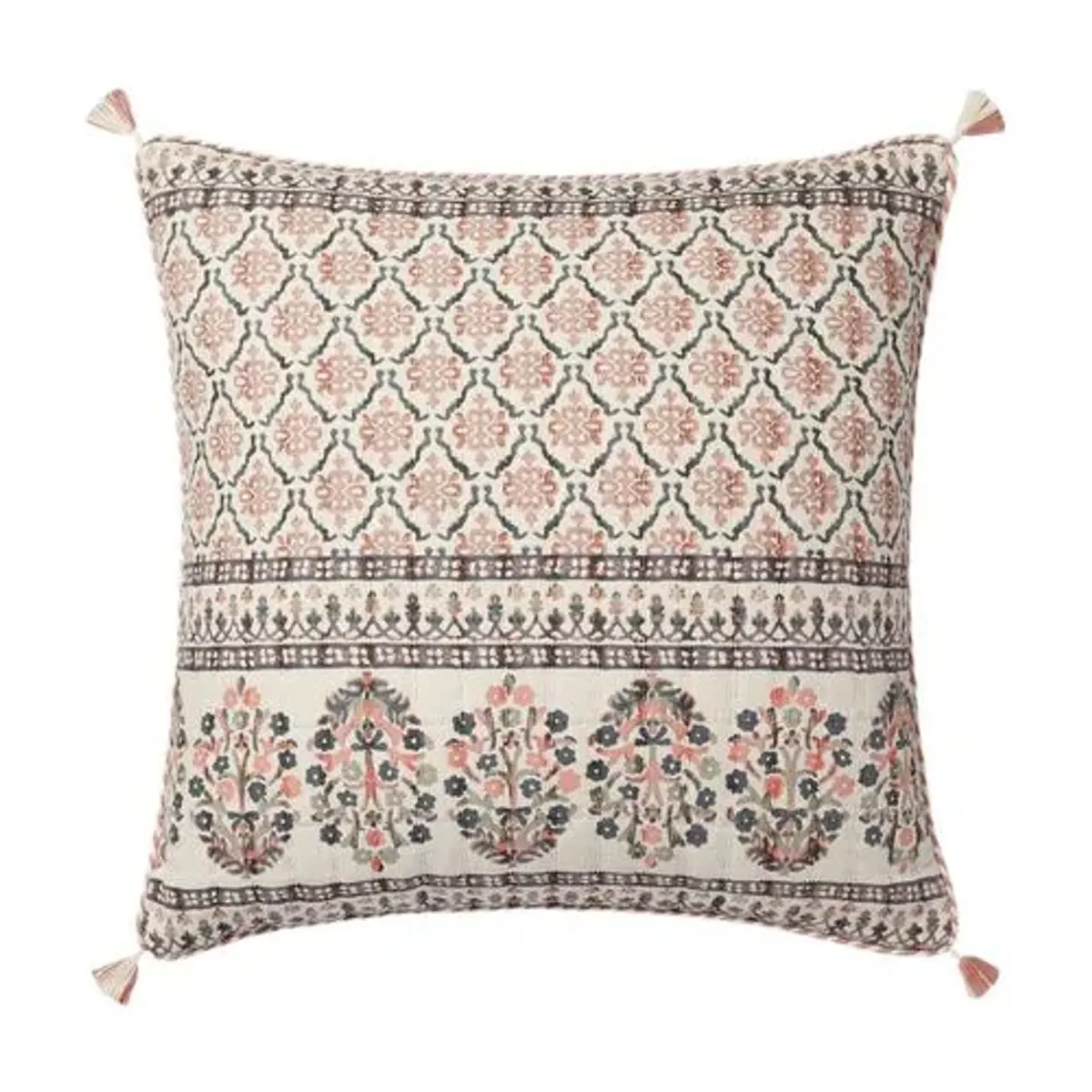 Cassida Block Print Pillow - Rifle Paper Co. x Loloi