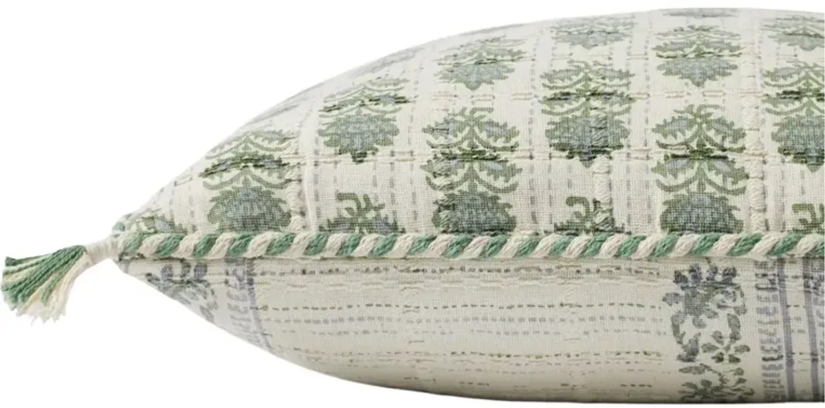 Leilani Lumbar Block Print Pillow