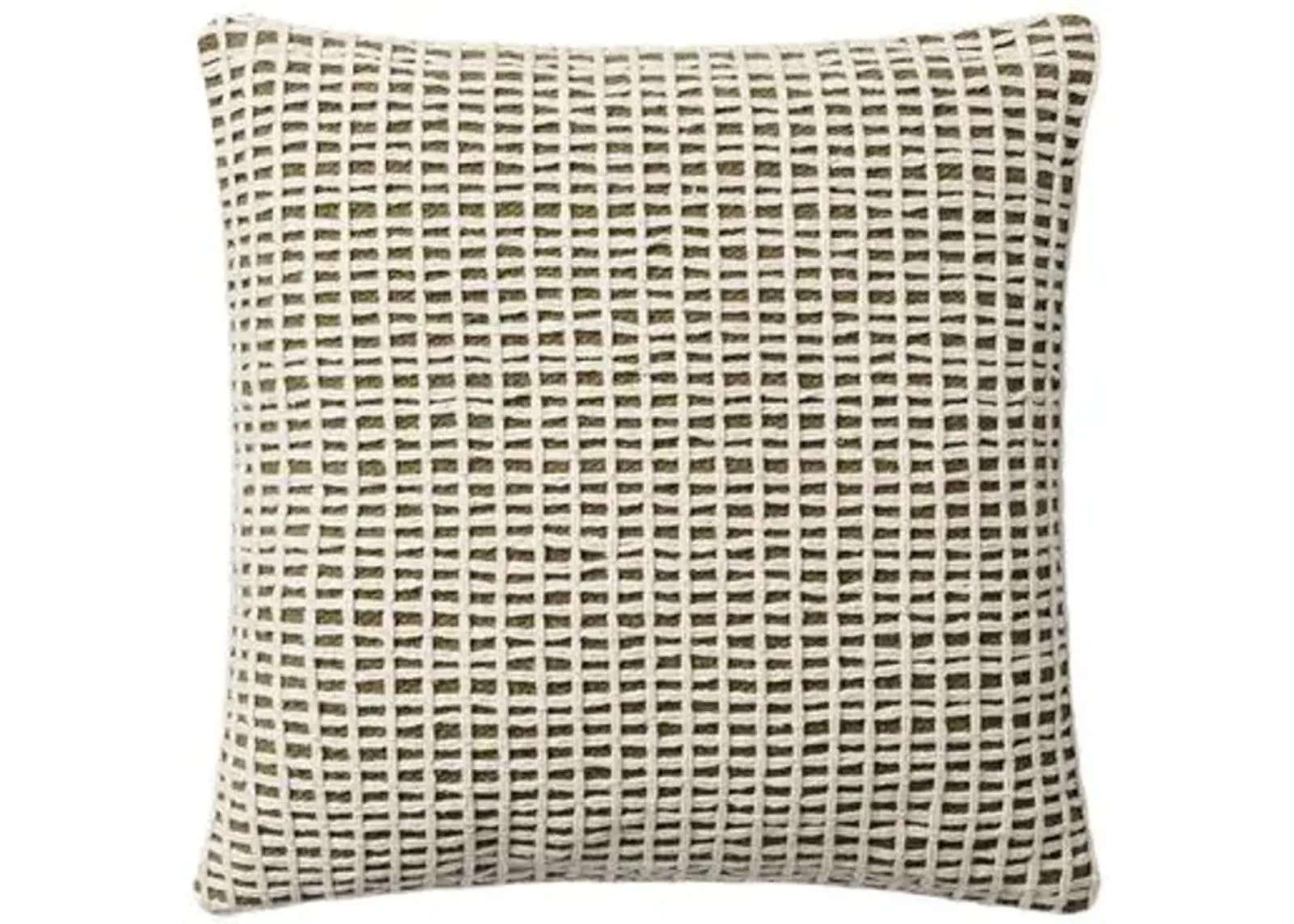 Checker Board Pillow - Rifle Paper Co. x Loloi