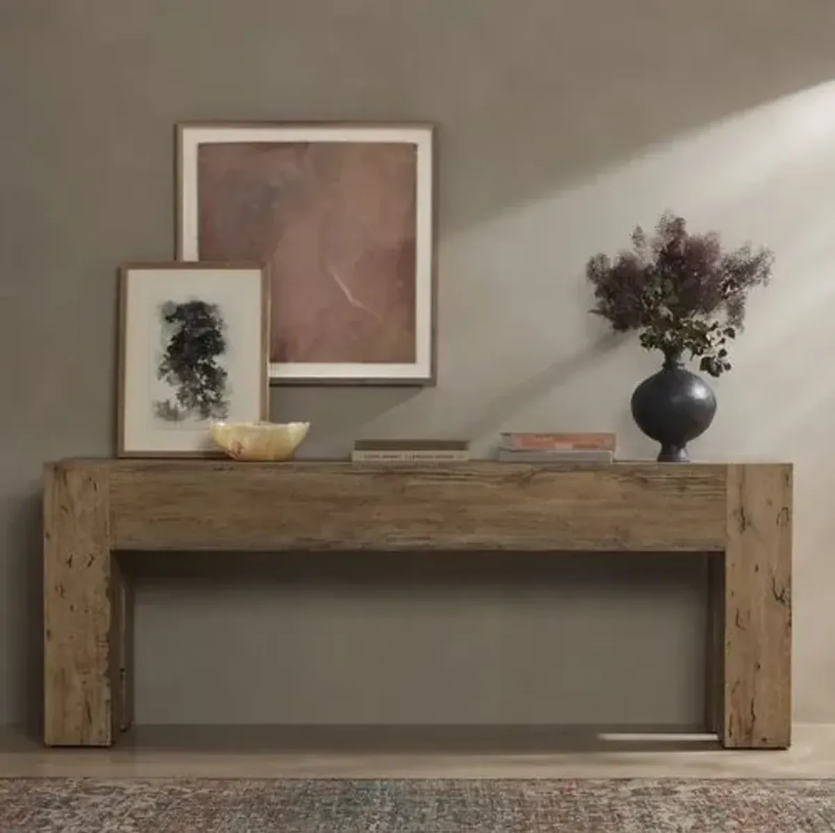 Zuri Console Table - Brown