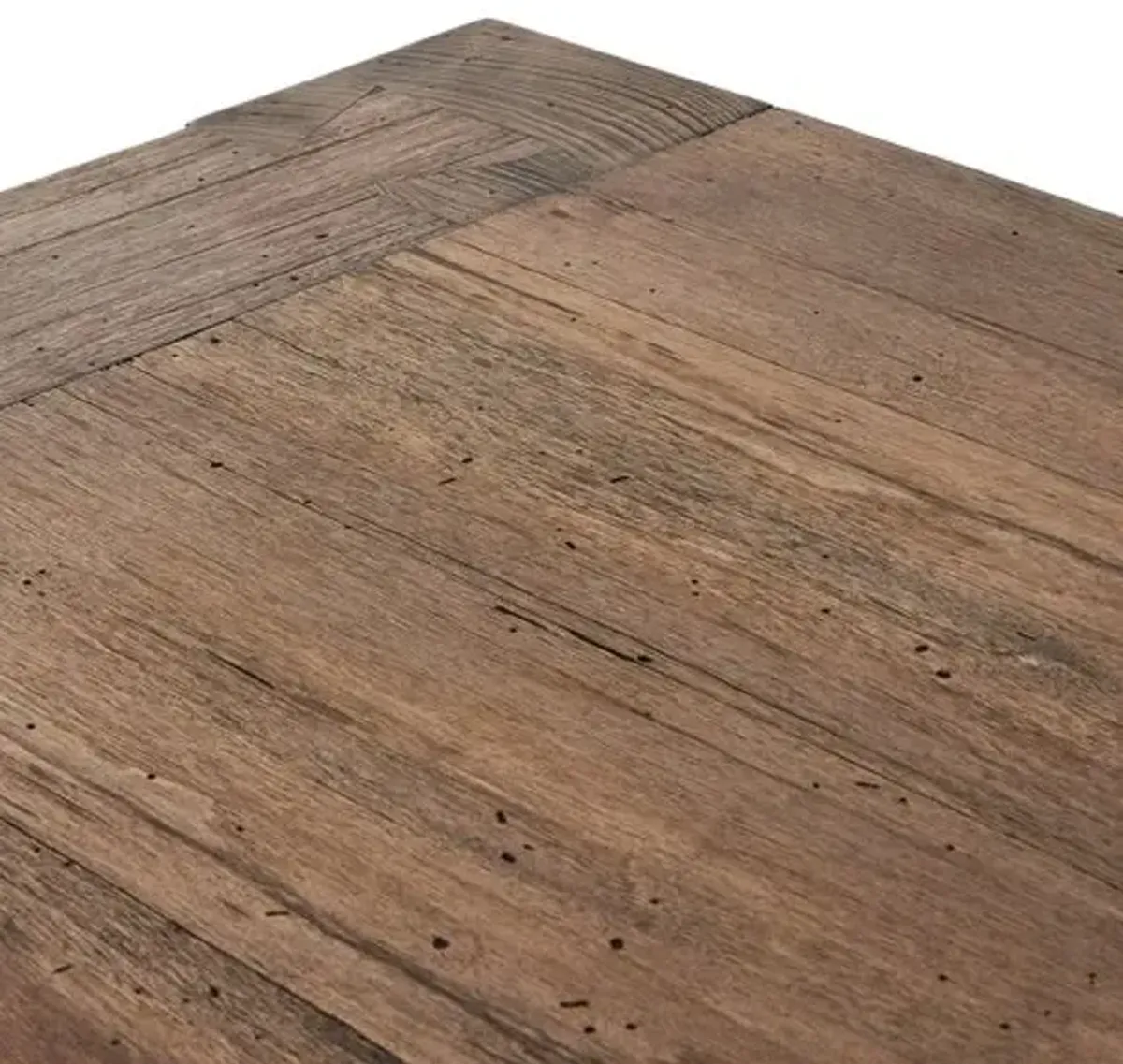 Zuri Rectangular Thick-Cut Oak Dining Table