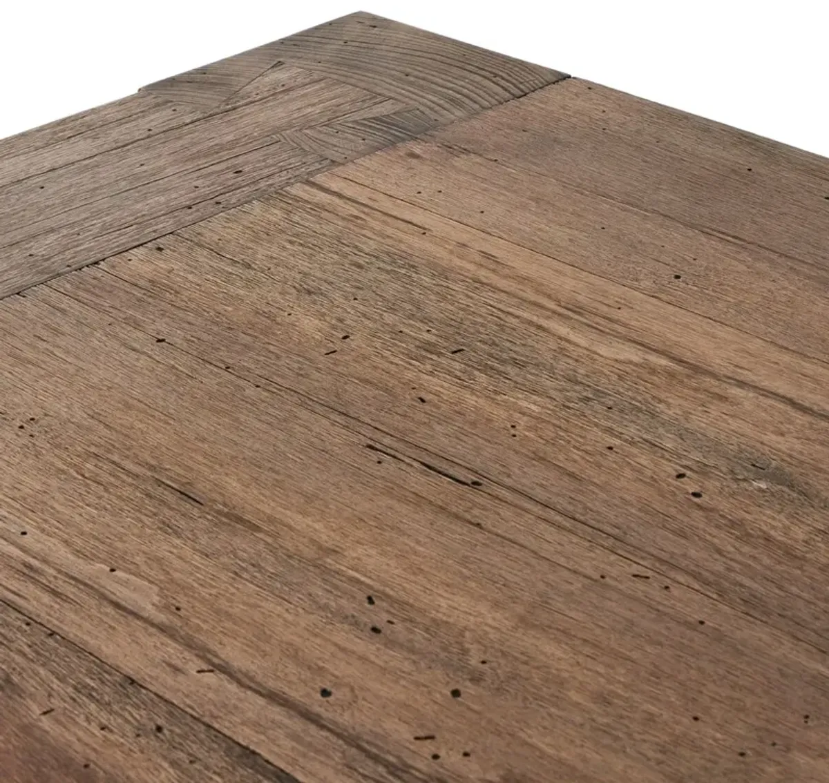 Zuri Rectangular Thick-Cut Oak Dining Table