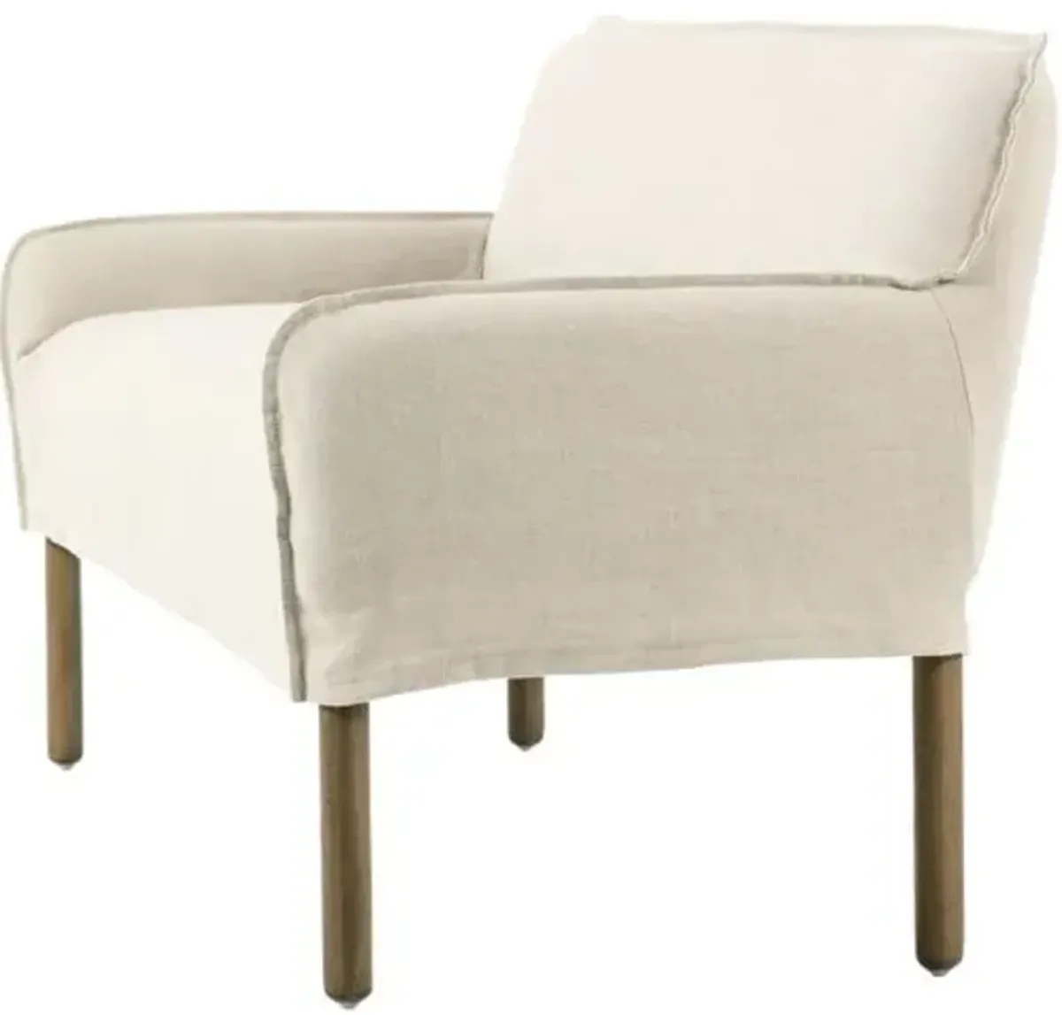 Zayden Slipcover Bench - Brussels Natural - Beige