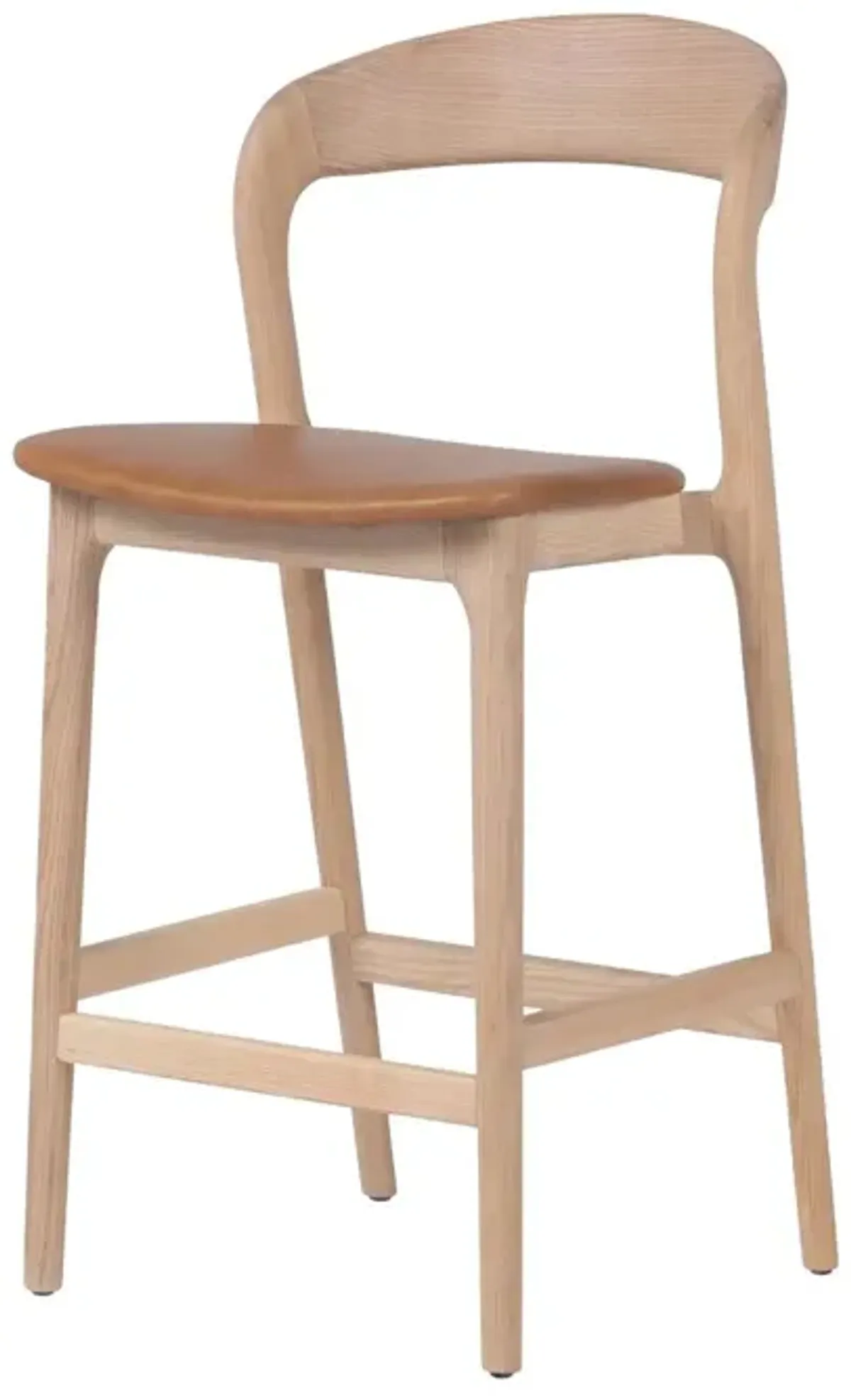 Xavier Leather Counter Stool