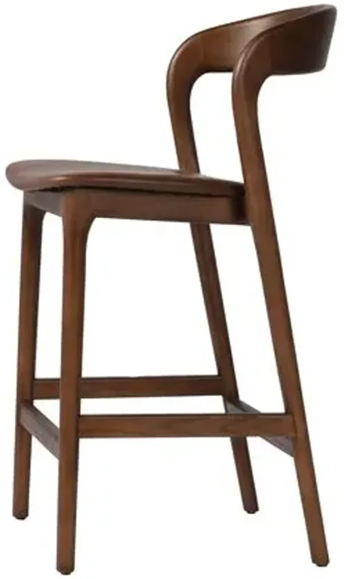Xavier Leather Counter Stool