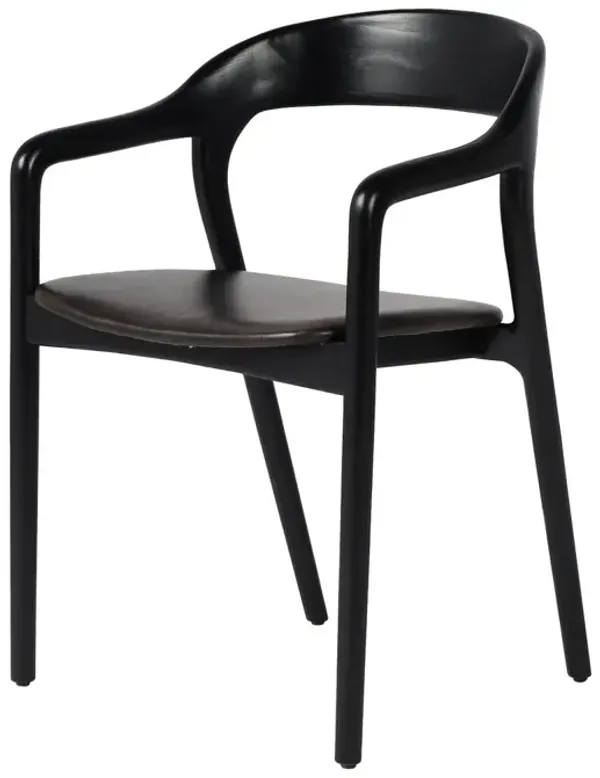 Xavier Leather Dining Armchair