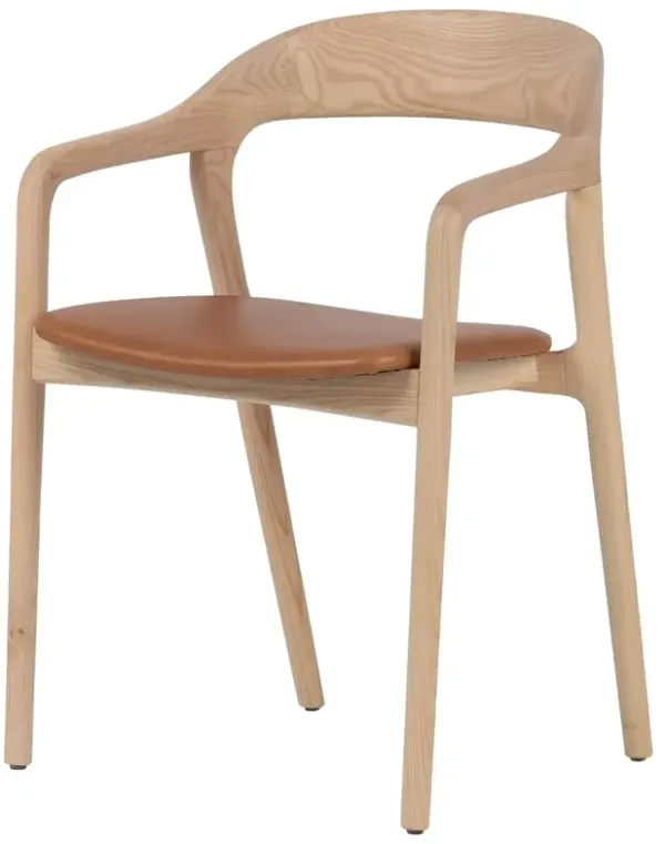 Xavier Leather Dining Armchair