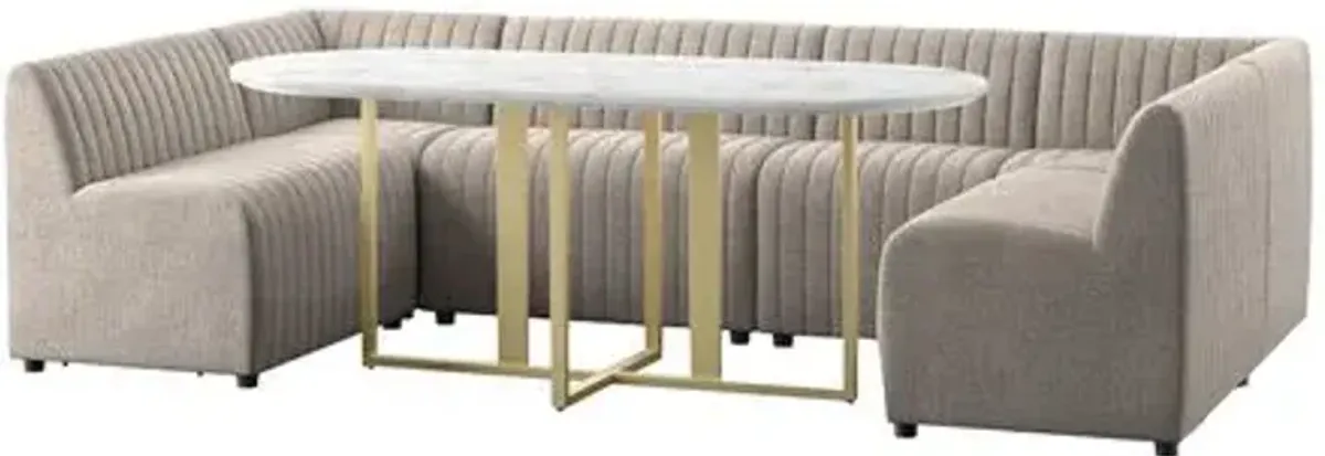 Vivian Dining Banquette - Beige