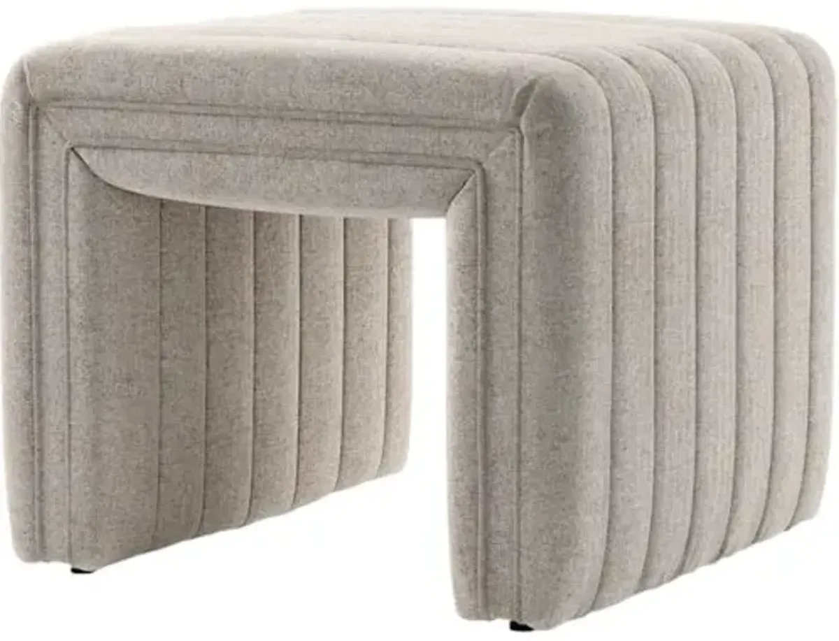 Vivian Ottoman - Orly Natural - Beige