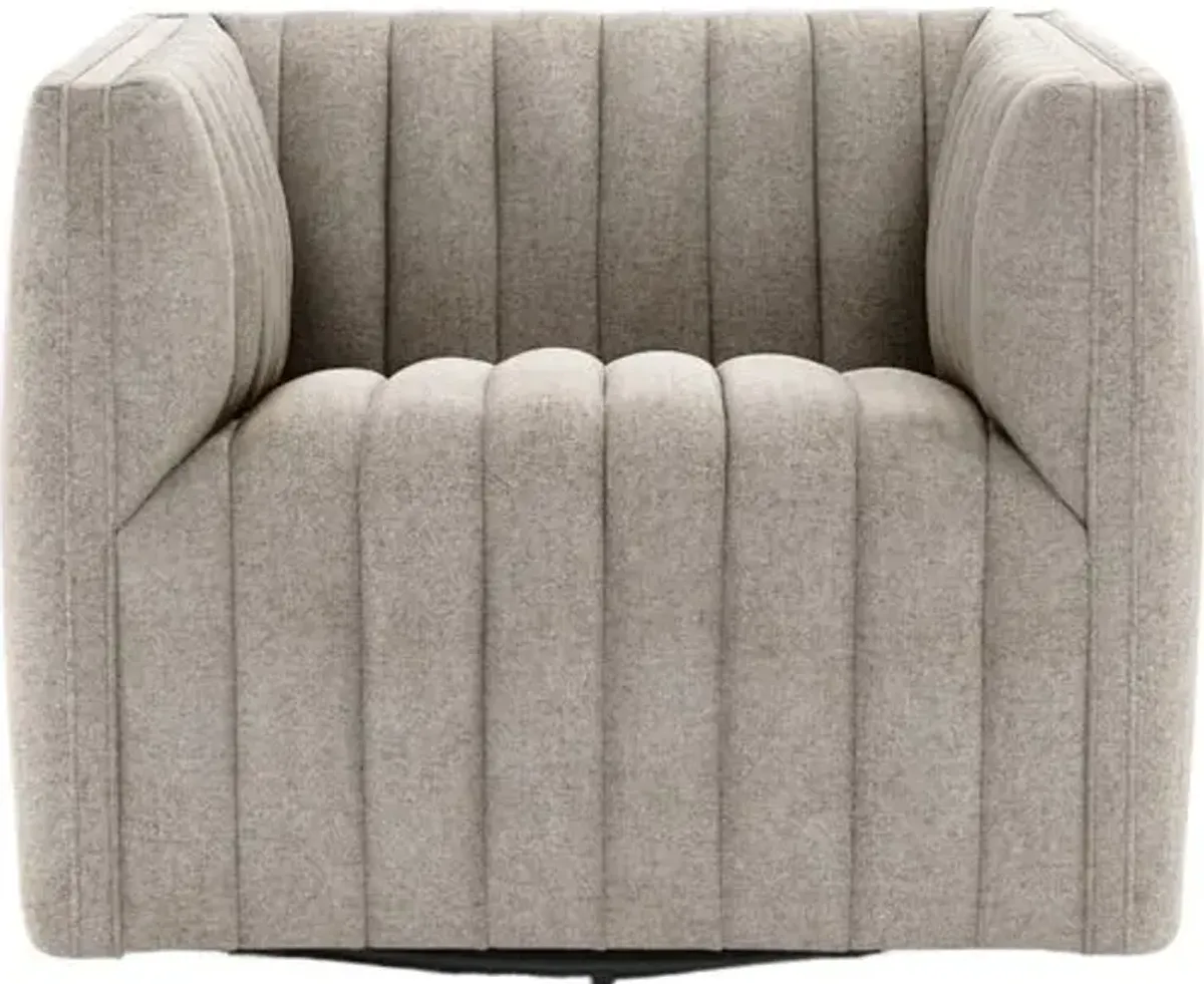 Vivian Swivel Chair - Orly Natural