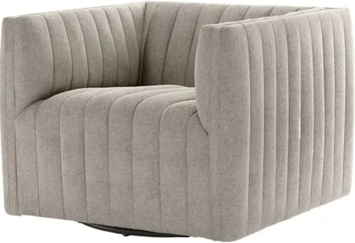 Vivian Swivel Chair - Orly Natural