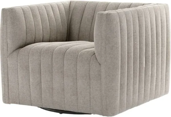 Vivian Swivel Chair, Orly Natural