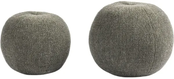 S/2 Victor Outdoor Ball Pillows