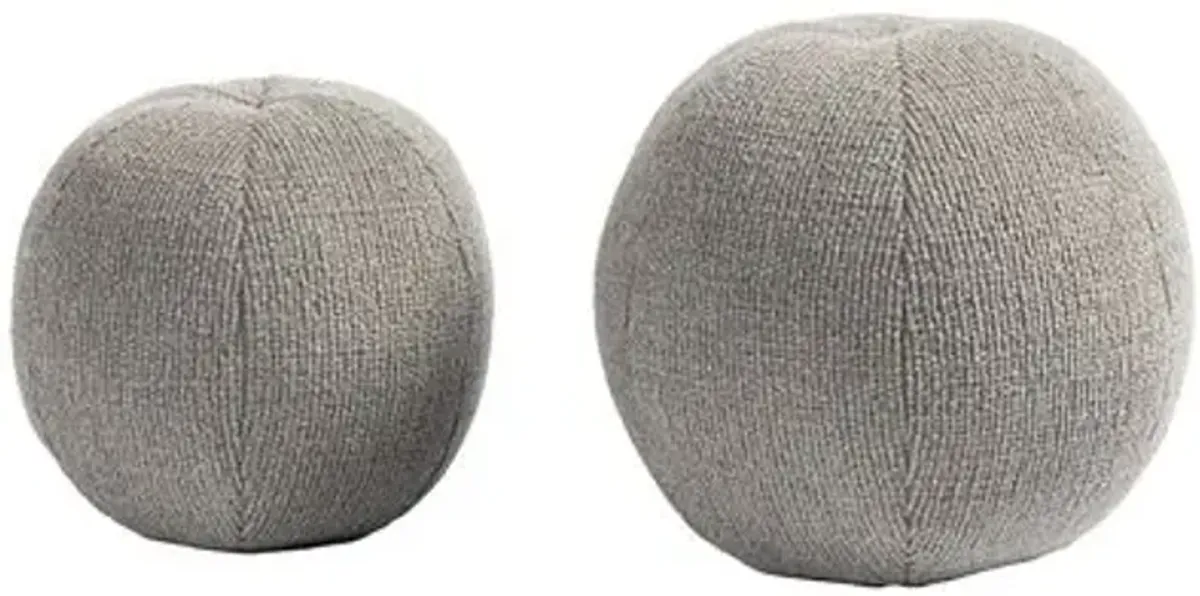 Set of 2 Victor Outdoor Ball Pillows