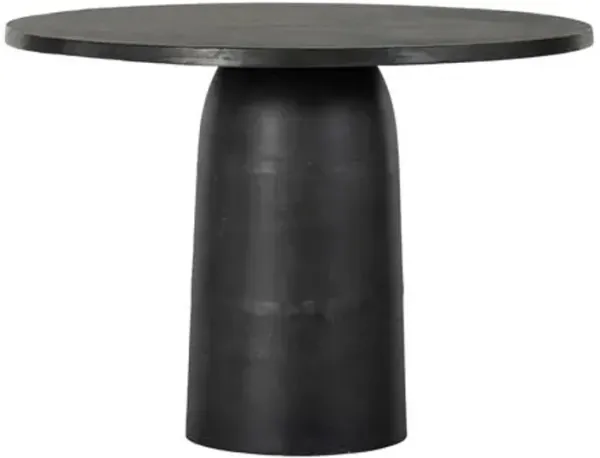 Veronica Outdoor Aluminum Round Dining Table