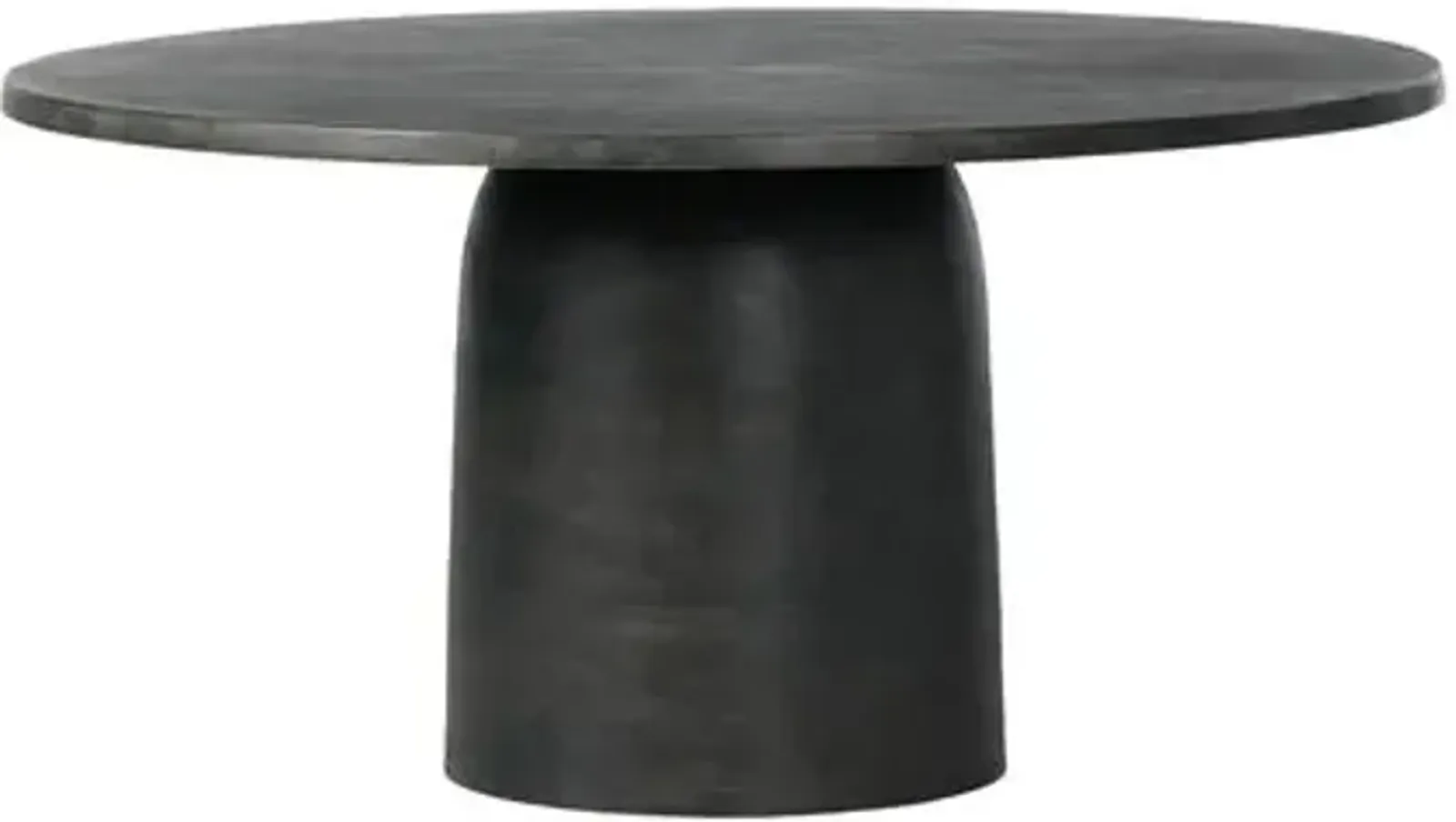 Veronica Outdoor Aluminum Round Dining Table