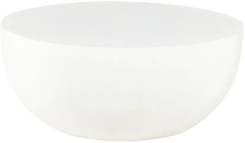 Veronica Outdoor Round Aluminum Coffee Table