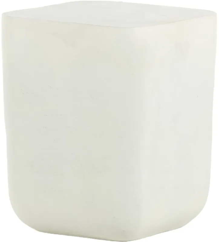 Veronica Outdoor Square Aluminum Drink Table