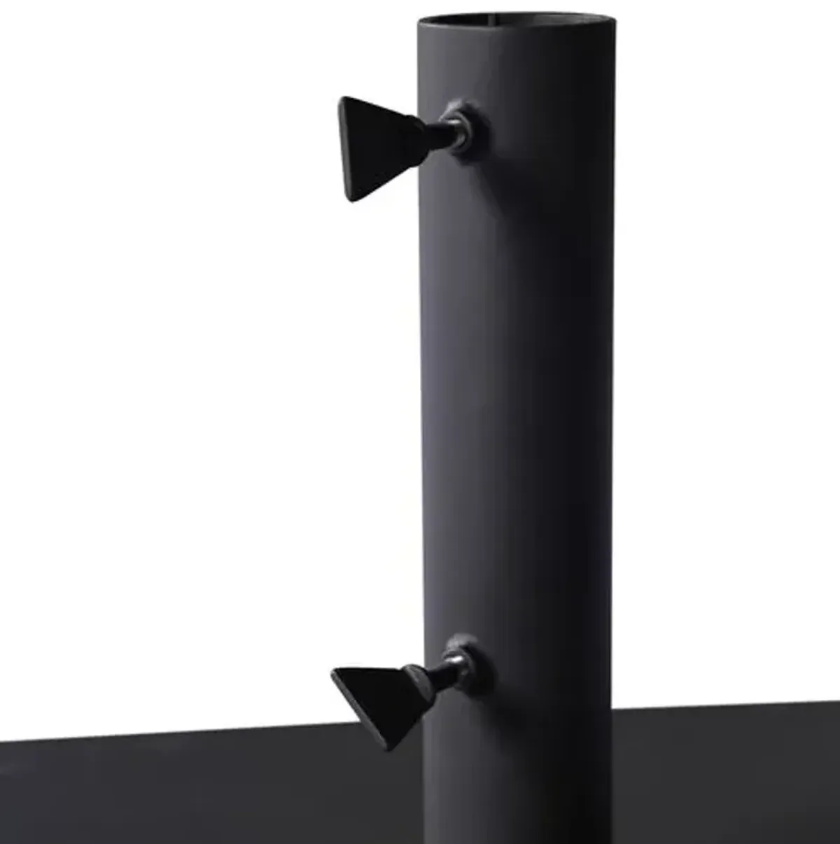 Vera Outdoor Umbrella Stand - Black Stainless Steel