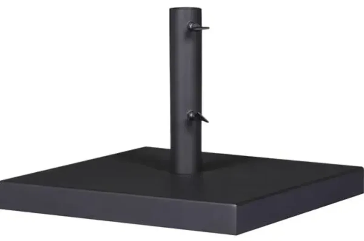 Vera Outdoor Umbrella Stand - Black Stainless Steel