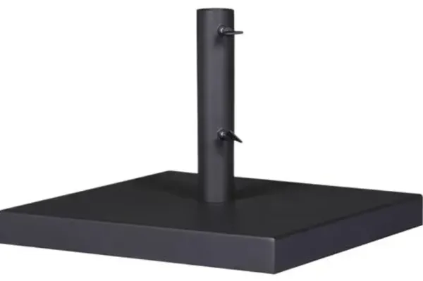 Vera Outdoor Umbrella Stand - Black Stainless Steel