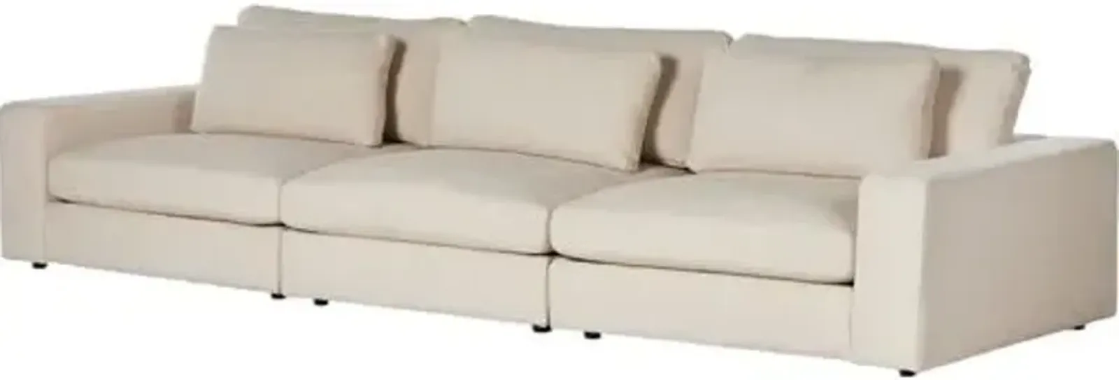 Tyson 3-Piece Sectional - Clairmont Ivory