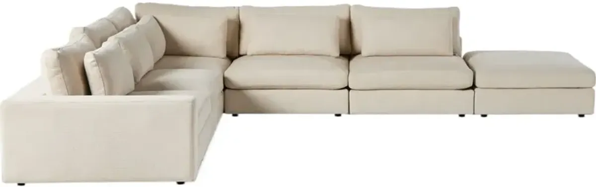 Tyson 5-Piece Sectional, Clairmont Ivory