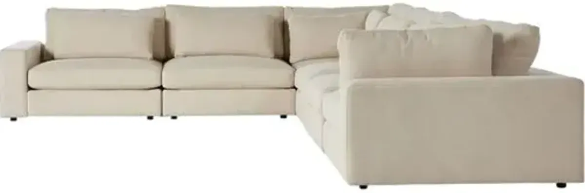 Tyson 6-Piece Sectional - Clairmont Ivory