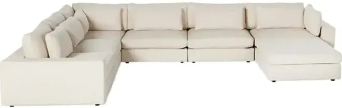 Tyson 6-Piece Sectional - Clairmont Ivory