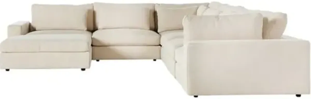 Tyson 6-Piece Sectional - Clairmont Ivory