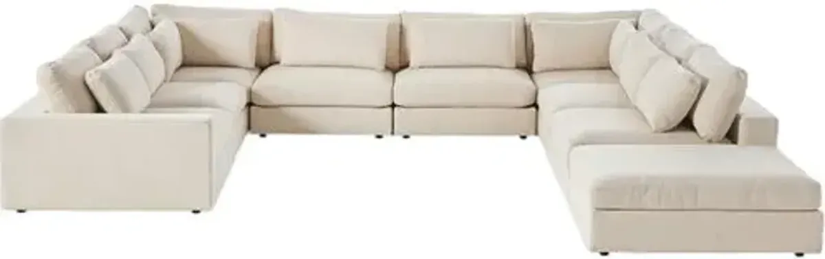 Tyson 8-Piece Sectional - Clairmont Ivory