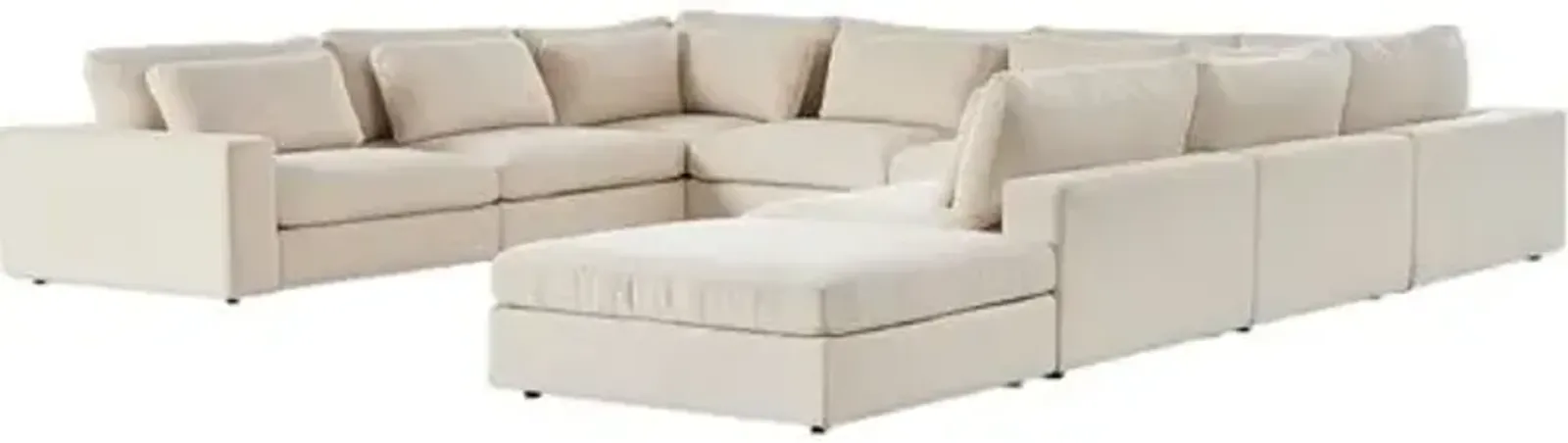 Tyson 8-Piece Sectional - Clairmont Ivory