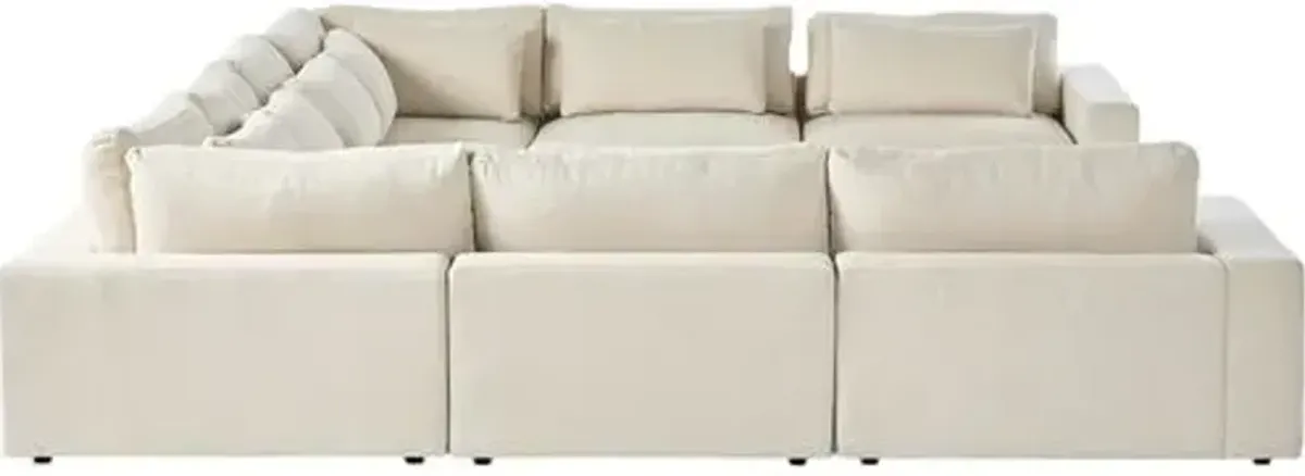 Tyson 8-Piece Sectional - Clairmont Ivory