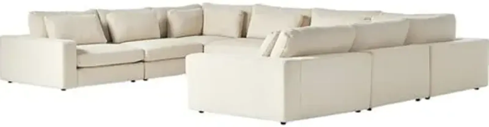 Tyson 8-Piece Sectional - Clairmont Ivory