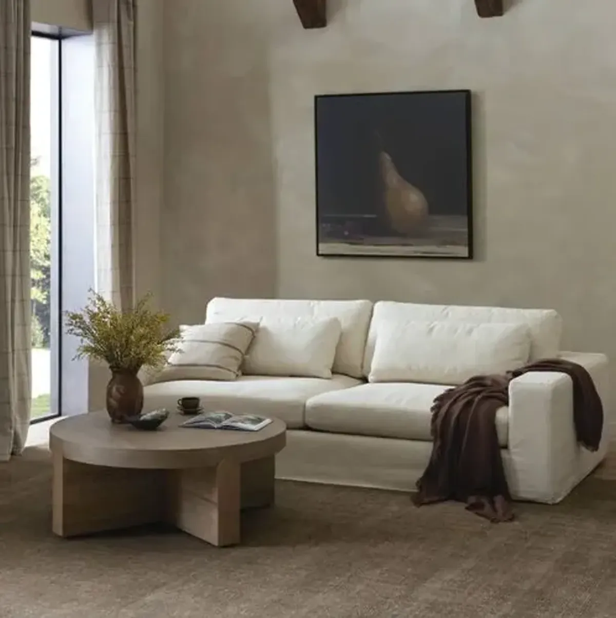 Tyson Slipcover Sofa - Antwerp Natural Performance Linen