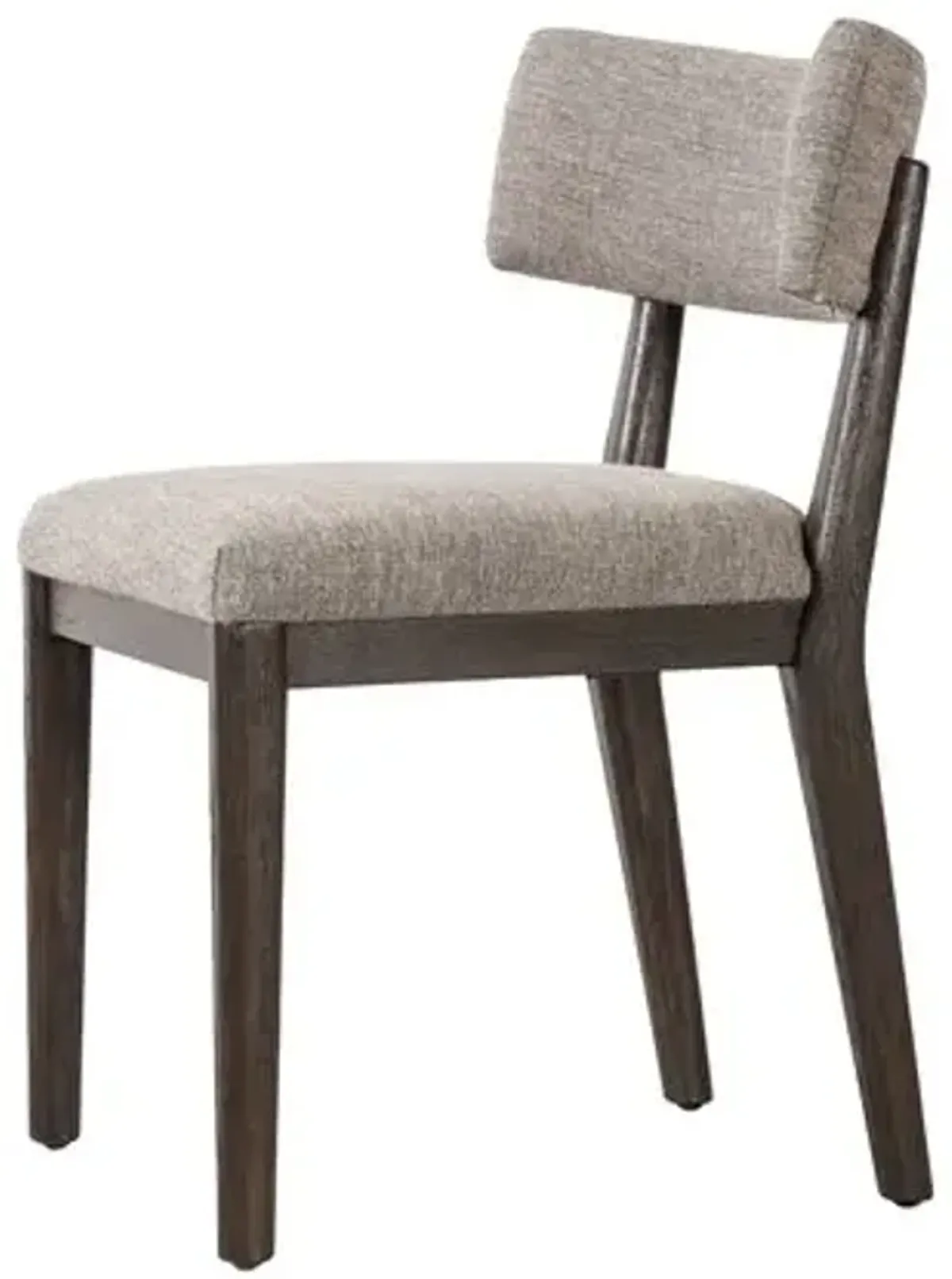 Theodora Linen Dining Chair - Gray