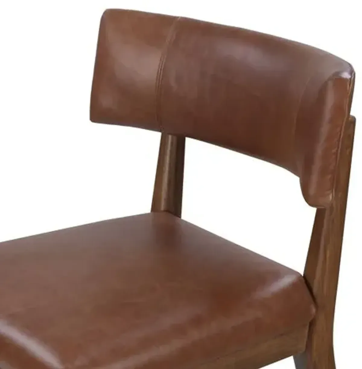 Theodora Leather Dining Chair - Sonoma Chestnut - Brown