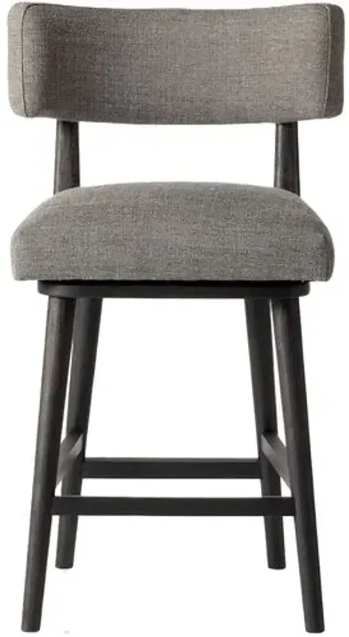 Theodora Linen Swivel Counter Stool